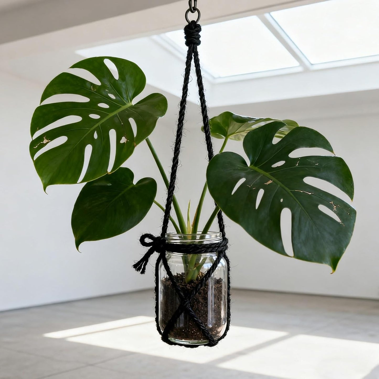 5mm 100 Feet Black Natural Jute Twine, for Crafts Gift, Craft Projects, Wrapping, Bundling, Packing, Holiday Packaging Twine, Gardening and More, Jute Rope to Use Around The House and Garden