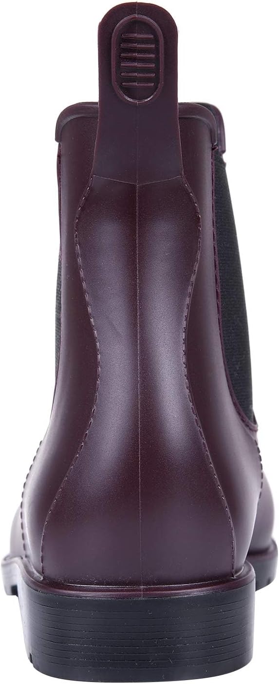 Asgard Women's Ankle Rain Boots Waterproof Chelsea Boots