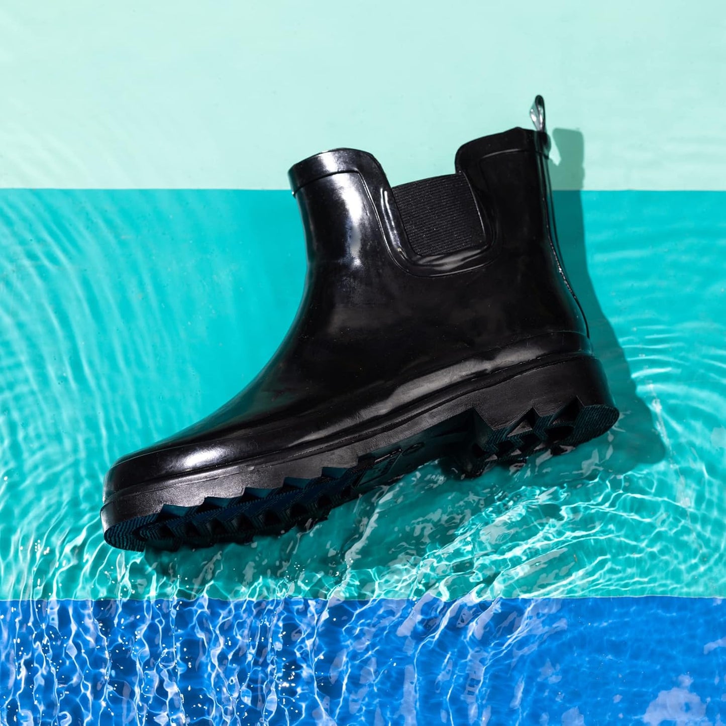 NORTY - Womens Ankle Rain Boots - Ladies Waterproof Winter Spring Garden Boot runs ½ size large